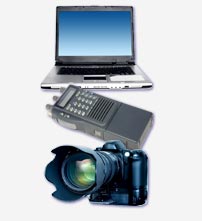 Collage of Portable Devices Collage of Portable Devices